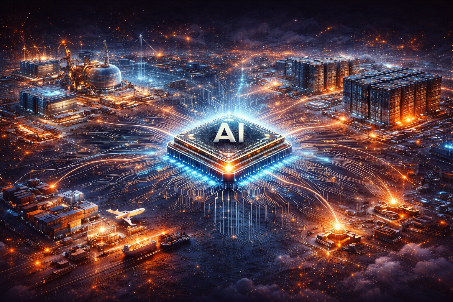Dónde se fabrica la inteligencia artificial: países, chips, centros de datos y cadena de suministro