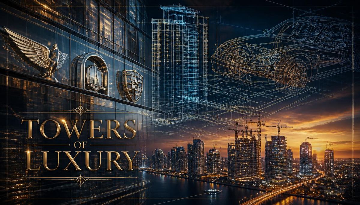 Why Every Luxury House From Bentley to Bugatti Eventually Builds a Tower