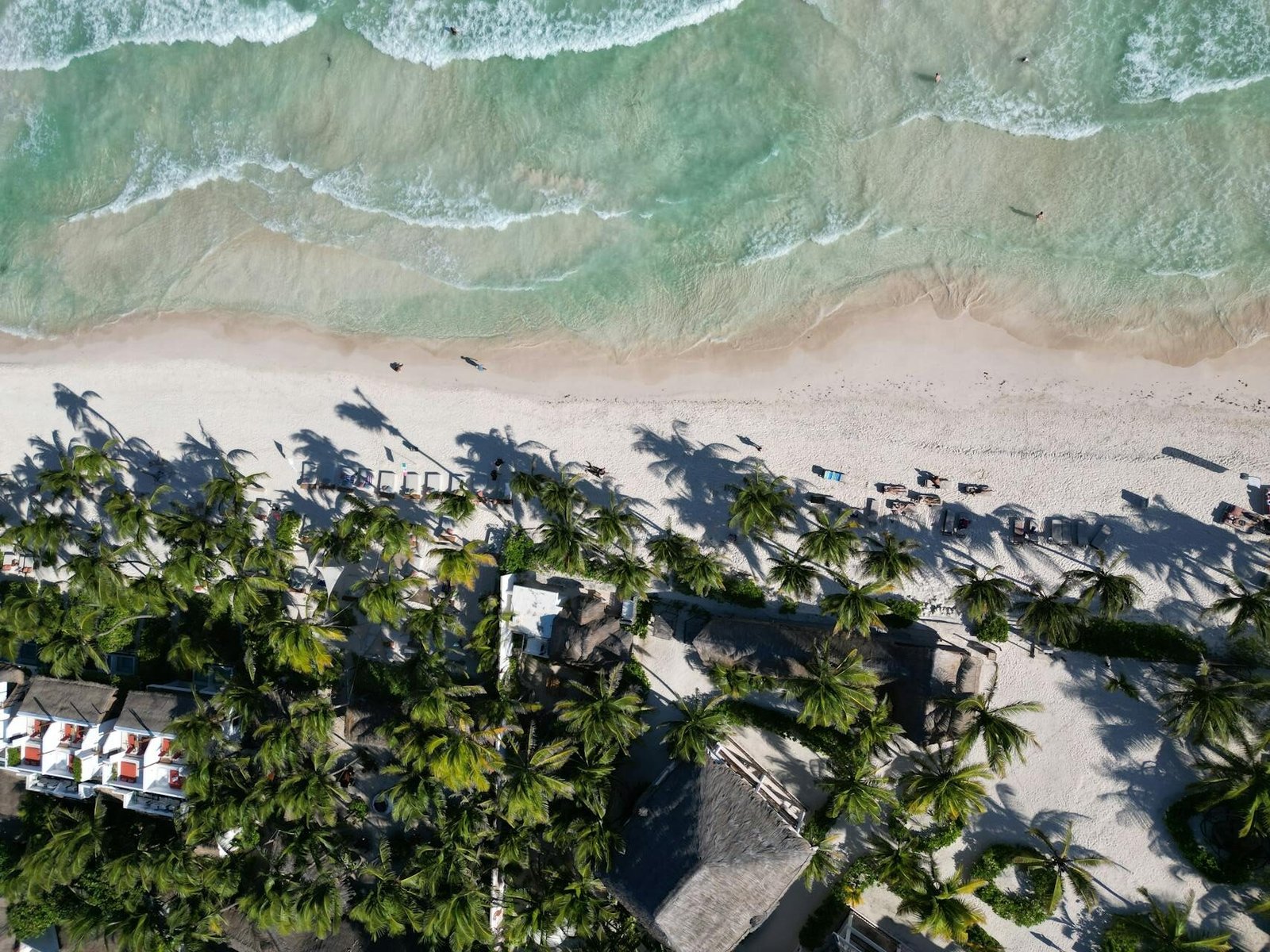Tulum beach lifestyle surrounded by nature and tropical scenery