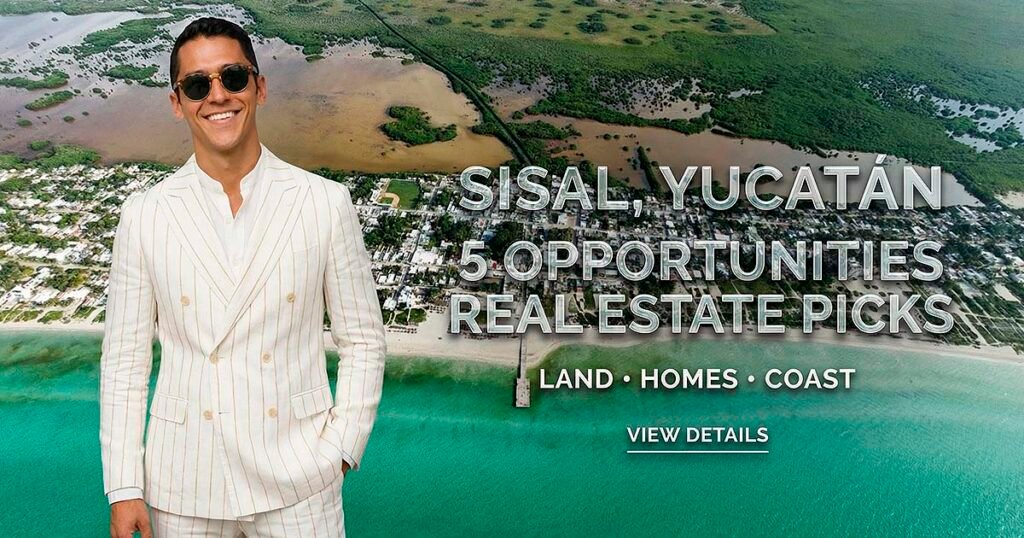 5 propiedades en venta en Sisal que debes revisar primero: terrenos y casas (2026)